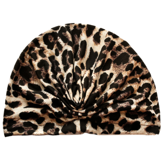 Leopard Print Cotton Turban | Kids Adult Matching Set